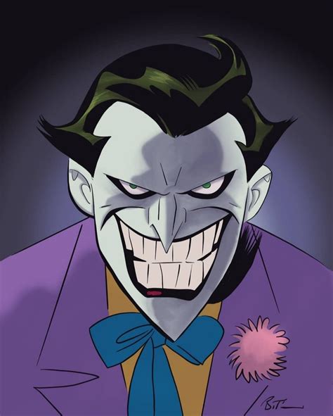 Joker By Bruce Timm Joker Drawings Joker Artwork Joker Animated