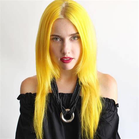 I Love How Vibrant Yellow Hair Is It Definitely Turns Heads Check Out
