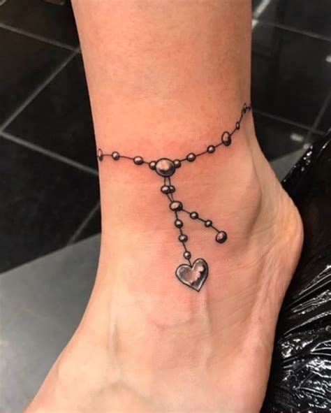 Ankle Bracelet Tattoo Ideas Daily Nail Art And Design