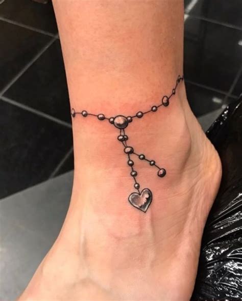 Ankle Bracelet Tattoo Ideas Ankle Bracelet Tattoos Designs For Ankle