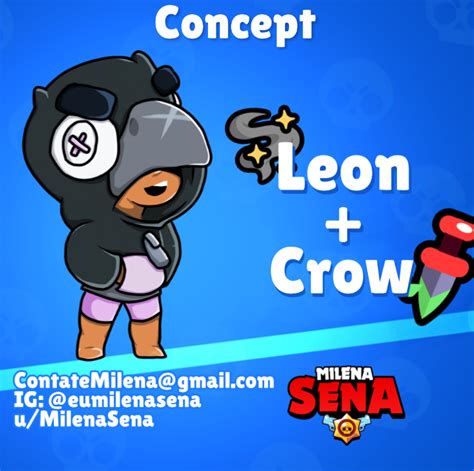 This Is My First Skin Concept In Brawl Stars I Choose A Fusion Of Leon