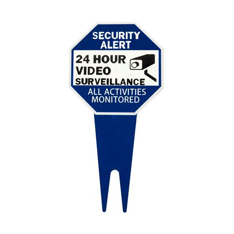 Everbilt 10 In X 10 In Aluminum Surveillance Yard Sign 31186 The