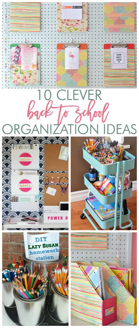 10 Great Ideas For Homework Stations And Back To School Organization