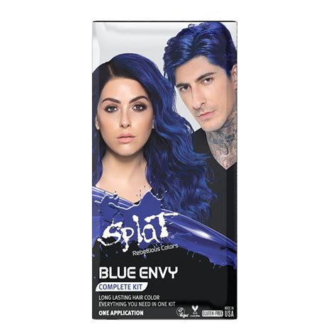 Splat Blue Envy Complete Hair Color Kit Shop Hair Color At H E B