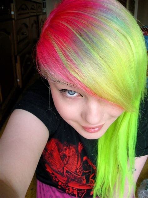 Multi Colored Hair Hair Pinterest
