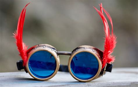 Steampunk Goggles Burning Man Festival Pirate Costume Cosplay Etsy