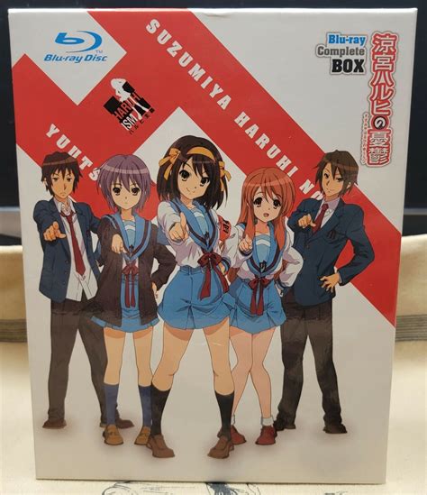 The Melancholy Of Haruhi Suzumiya Blu Ray Box Ebay