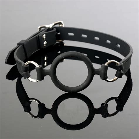 Silicone Open Mouth Gag Ring Head Harness Bondage Chastity Aliexpress