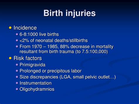 Ppt Birth Trauma Powerpoint Presentation Free Download Id9307623