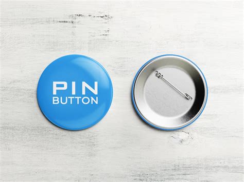 Free Pin Back Button Badge Mockup Psd Set Good Mockups Button Badge