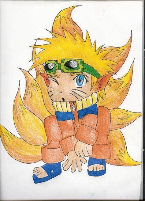 Chibi Nine Tailed Naruto By Gaarasbabe On Deviantart