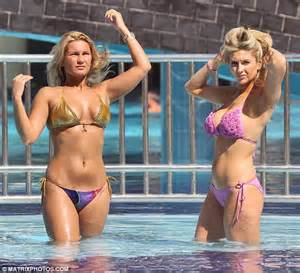 Towie Star Sam Faiers And Hollyoaks Actress Gemma Merna Soak Up The Dubai Sun In Tiny Bikinis