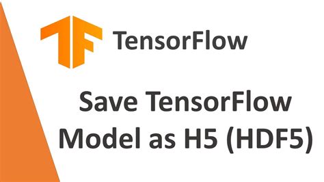 How To Save The Tensorflow Model Tensorflow Tutorial