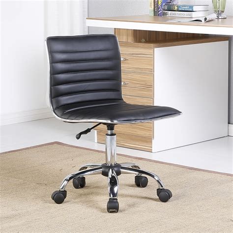 Belleze Adjustable Modern Swivel Office Conference Chair Task Desk
