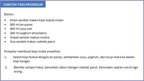 Contoh Teks Prosedur Sederhana dan Kompleks (Lengkap)