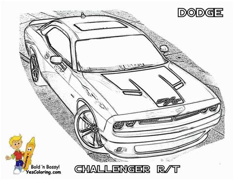 100% free cars coloring pages. dodge charger coloring page Free http://www ...