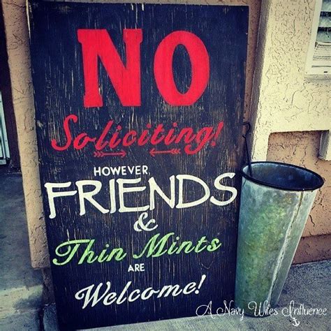 Get the latest diy projects, organization ideas, tips & tricks. No Soliciting sign! | Door signs diy, No soliciting signs, Diy signs