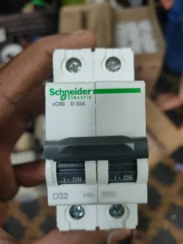 32a Double Pole Electrical Mcb At Rs 150piece In Bhavnagar Id