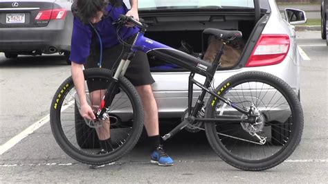Swissbike X90 - Full-Size Folding Mountain Bike - YouTube
