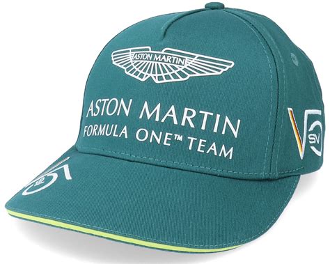 Kids Aston Martin F1 Driver Sv Cap Green Adjustable Formula One Caps