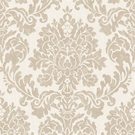 Audley Gold Damask Glitter Effect Wallpaper Departments Diy At Bandq