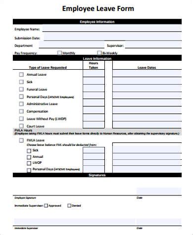 The most secure digital platform to get legally binding, electronically signed documents in just a few seconds. FREE 9+ Sample Employee Leave Forms in MS Word | PDF