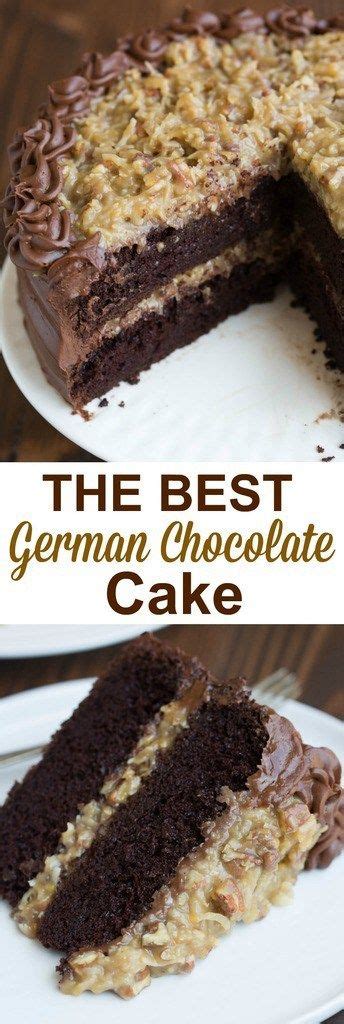 Beat for about 5 minutes, scraping down the sides of the bowl as needed. The BEST homemade German Chocolate Cake with layers of ...