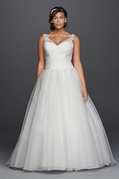 Beautiful plus size wedding dresses and gowns at david's bridal. David's Bridal has beautiful plus size wedding dresses ...