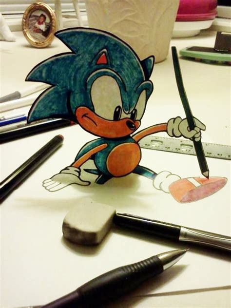 Pin By C M On Illustration Classic Sonic Sonic The Hedgehog Sonic