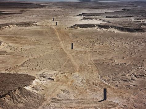 Richard Serra Unveils Sculpture In Qatar Desert“east Westwest East”