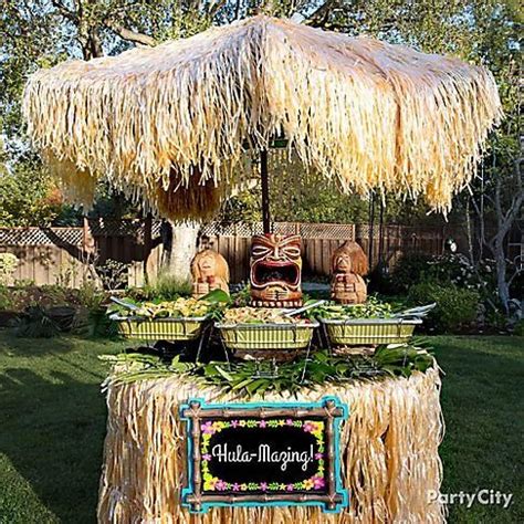 Transform your ordinary patio table into a vision of luxury and warmth within minutes! Host a Luau feast with a tropical setting! Put up a ...