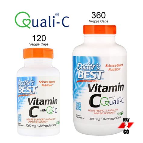 Supplements typically contain vitamin c in the form of ascorbic acid, which has equivalent bioavailability to that of other forms of vitamin c supplements include sodium ascorbate; READY STOCK Doctor's Best, Vitamin C with Quali-C, 1,000 ...