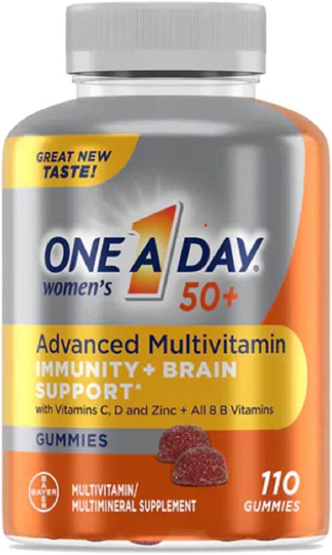 Buy One A Day Womens 50 Gummies Advanced Multivitamin With Brain