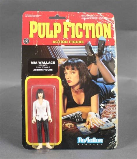 Funko Reaction New Pulp Fiction Mia Wallace 3 34 Posable Action