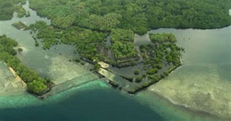 Aerial view of Nan Madol Ruins in Pohnpei Island, Micronesia. | Nan