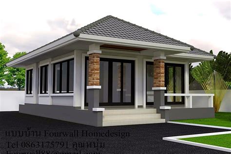 Modern One Storey House With Two Bedrooms Pinoy Eplans One Storey