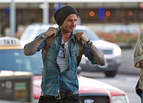 How To Wear A Beanie Hat David Beckham Style Mens Hats Fashion