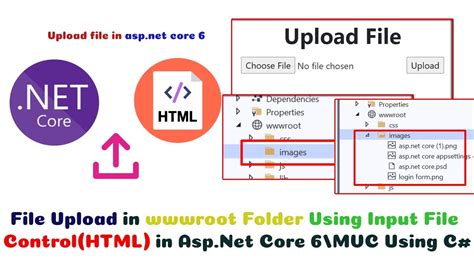 File Upload In Wwwroot Folder Using Input File Control HTML In Asp Net