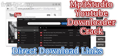 Mp3studio Youtube Downloader 1400 With Crack Download Latest