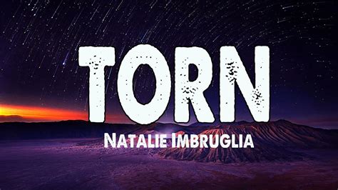 Torn Natalie Imbruglia Lyrics Letra Youtube