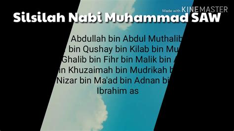 Silsilah nabi muhammad dapat kamu download secara gratis. Silsilah Nabi Muhammad SAW sampai Nabi Ibrahim AS - YouTube
