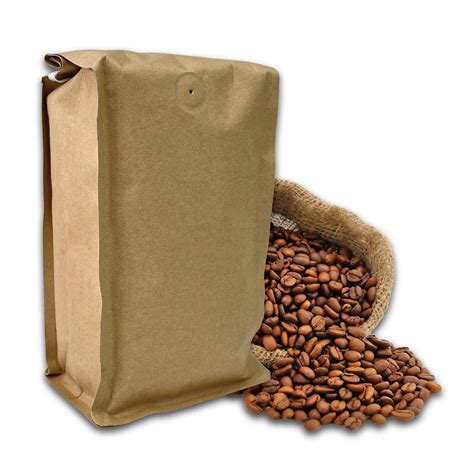 Buy De Lux Farms 12 Oz Resealable Kraft Coffee Bags W Air Release