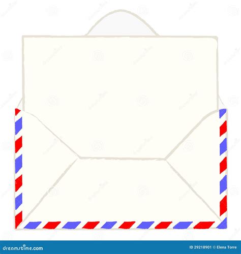 Envelope With Blank Letter Stock Vector Illustration Of Icon 29218901
