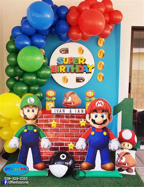 Mario Bros Decoration Mario Bros Birthday Mario Bros Birthday Party