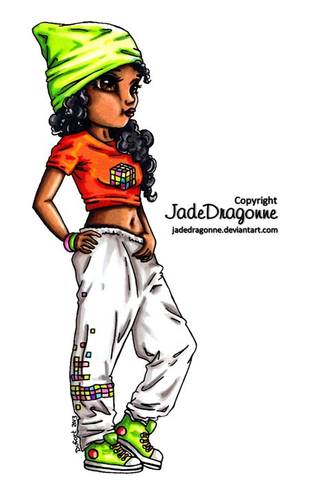 Hip Hop Dancer Colored By Jadedragonne On Deviantart Hip Hop Dancer