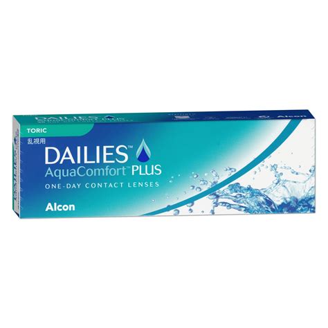 Dailies Aquacomfort Plus Toric Er Box Torische Tageslinsen
