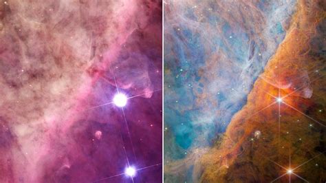 Hubble And Webb Showcase Part Of The Orion Nebula Esawebb