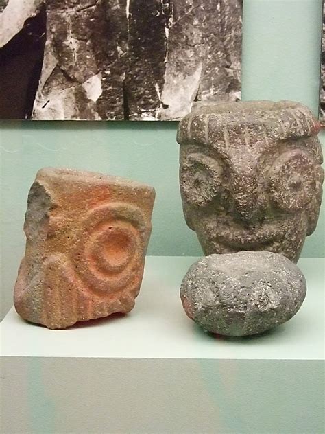 Native American Stone Owl Effigies Columbia River Region A Photo On