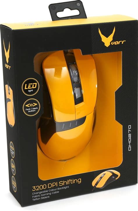 Omega Var Pro Gaming Mouse Yellow Skroutzgr