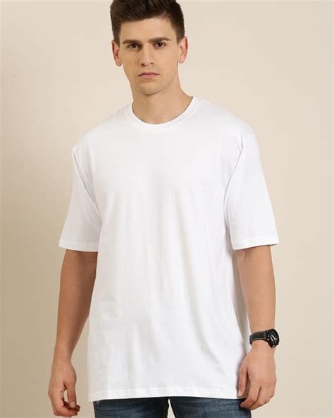Buy Mens White Oversized T Shirt Online At Bewakoof